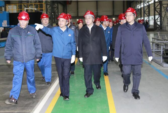 雷凡培、楊金成到渤船集團(tuán)調(diào)研